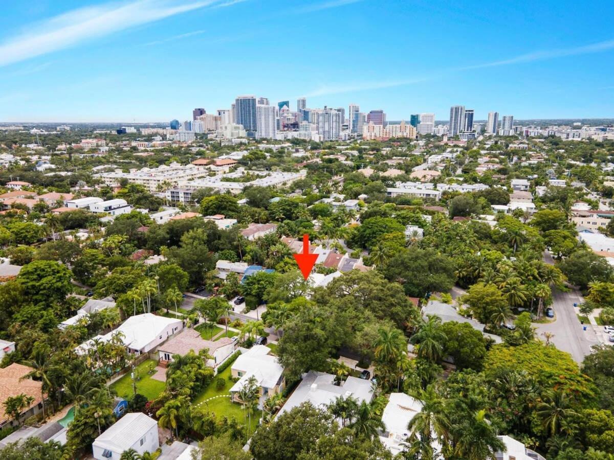 Charming 2 Bedroom Apartment In Victoria Park Fort Lauderdale Exterior foto